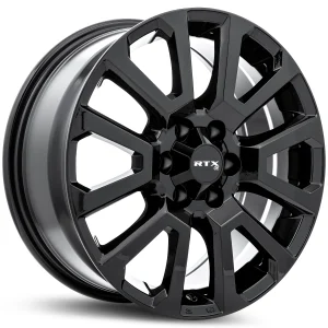 RTX Wheels – NI-01 – Black – 17″x7.5″ 30mm – All weather Wheels – 083261